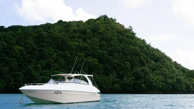 AQVA 37 — at an island