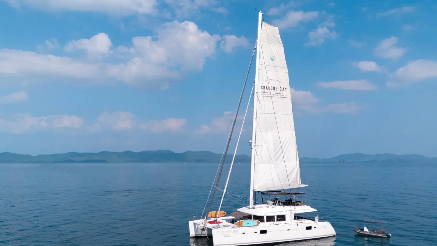 Lagoon 56 OO7 — under sail