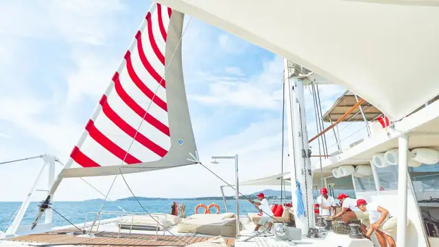 Lobster 78 — deck and sails