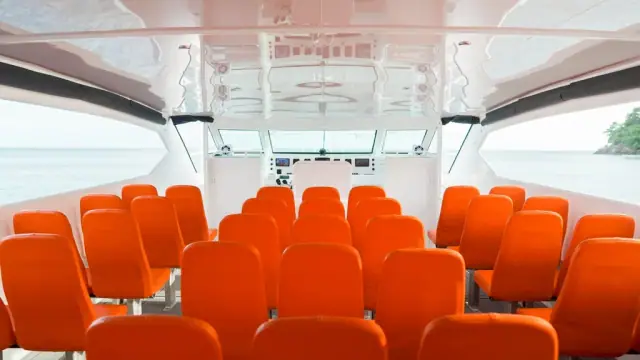 Speed Catamaran 4 Engines — saloon
